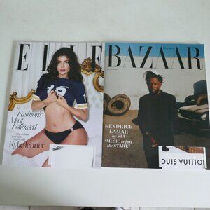 Elle and Harper's Bazaar magazines November 2024